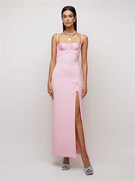 versace waistcoat dress|Versace morning gown.